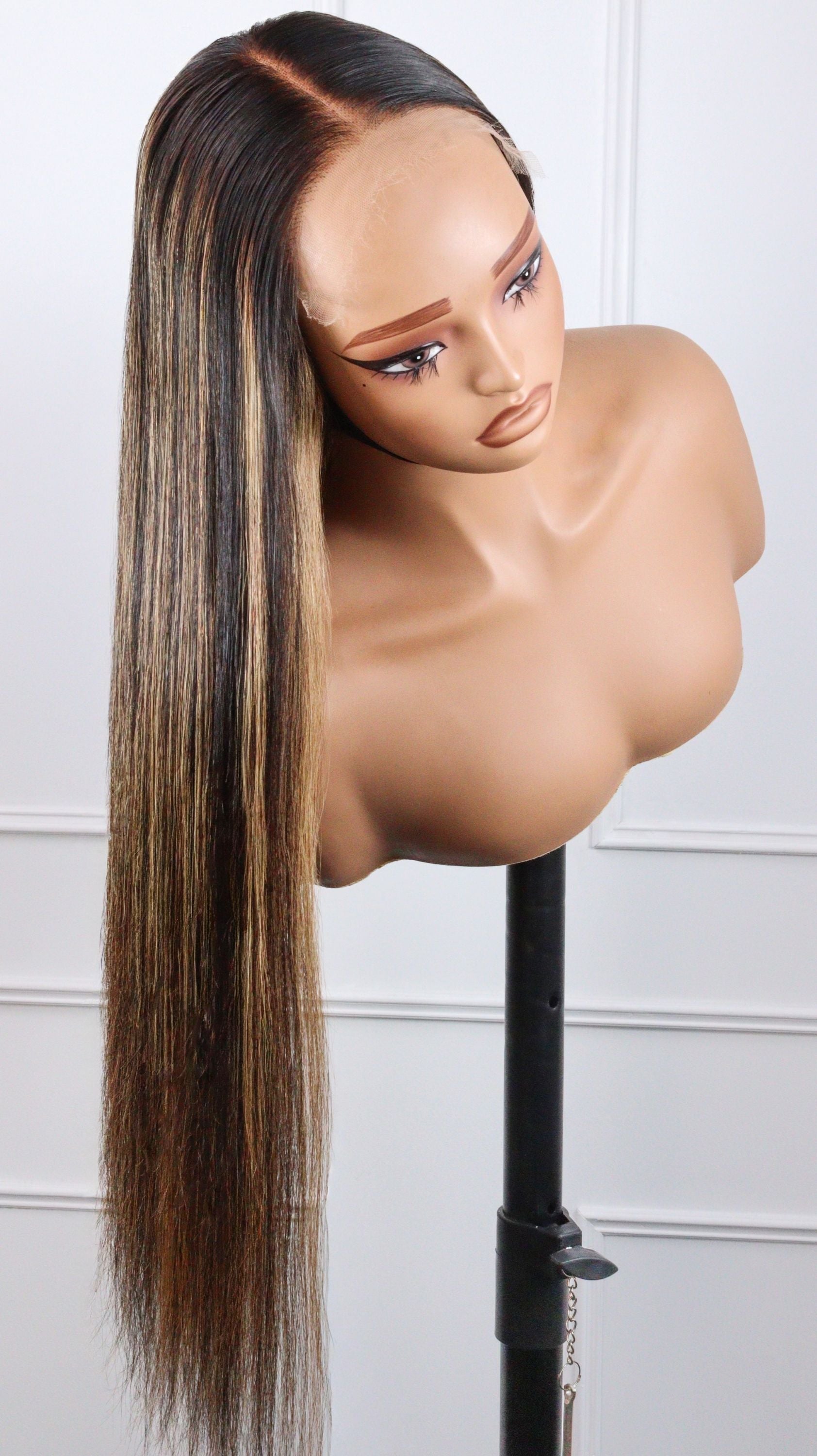 Peruvian HD 5x5 Lace Wig Straight NC30 22 Inch