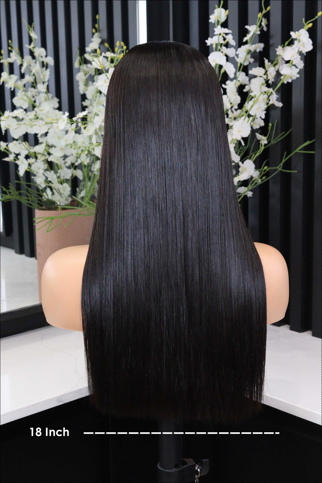 Vietnamese 4x4 SDD Lace Wig Straight Col 1B 18 Inch