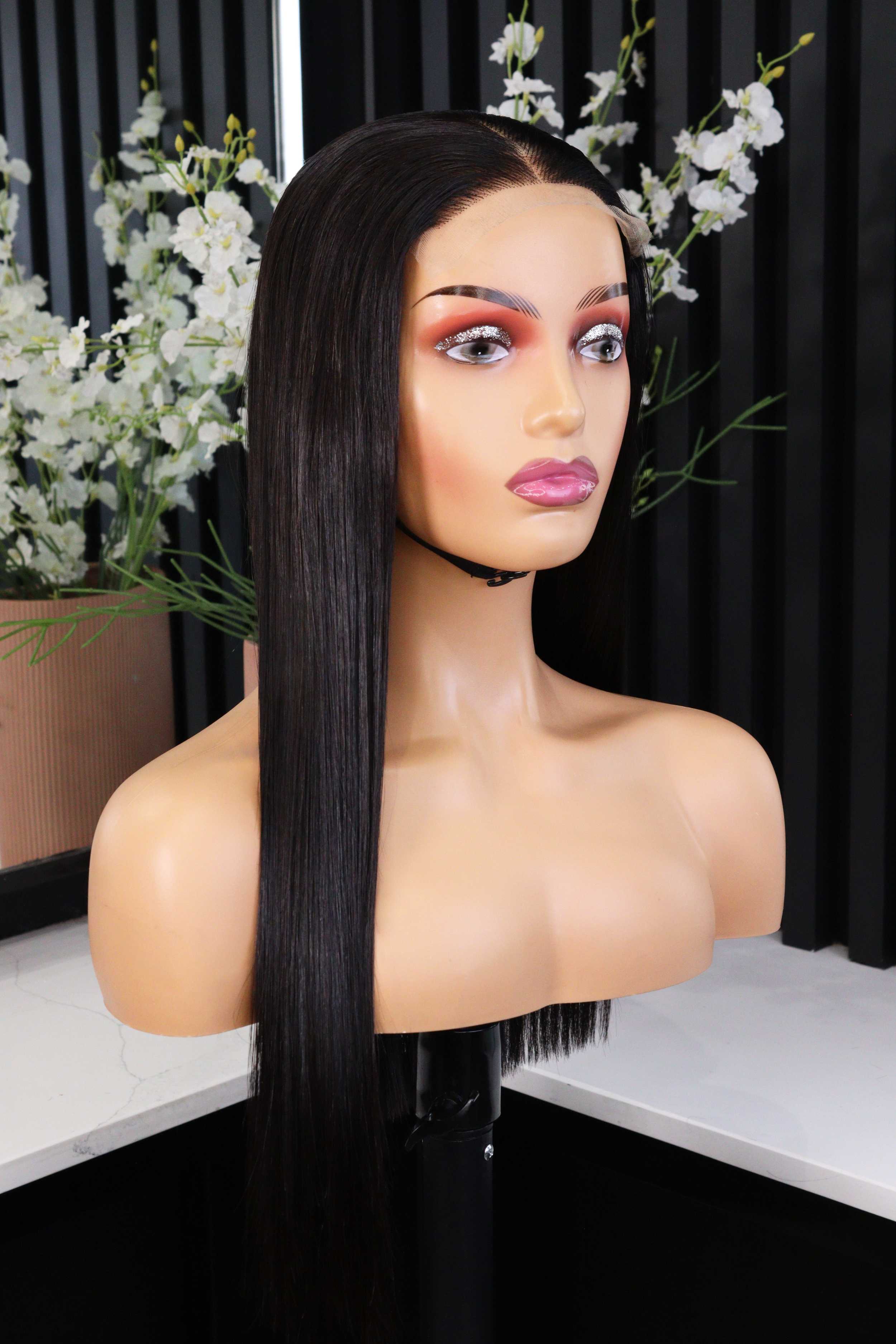 Vietnamese 4x4 SDD Lace Wig Straight Col 1B 18 Inch