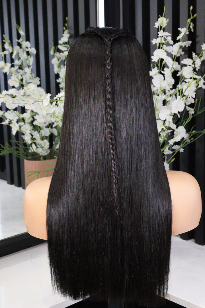Vietnamese 4x4 SDD Lace Wig Straight Col 1B 18 Inch