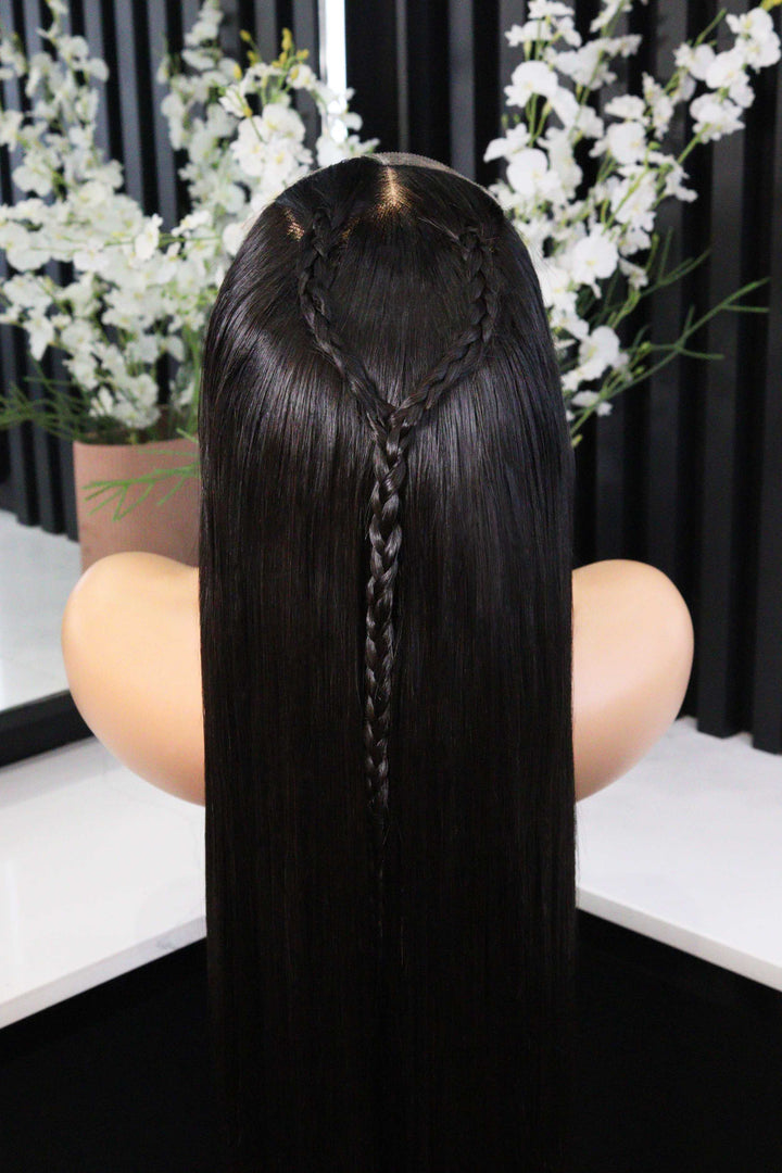 Vietnamese 4x4 SDD Lace Wig Straight Col 1B 18 Inch
