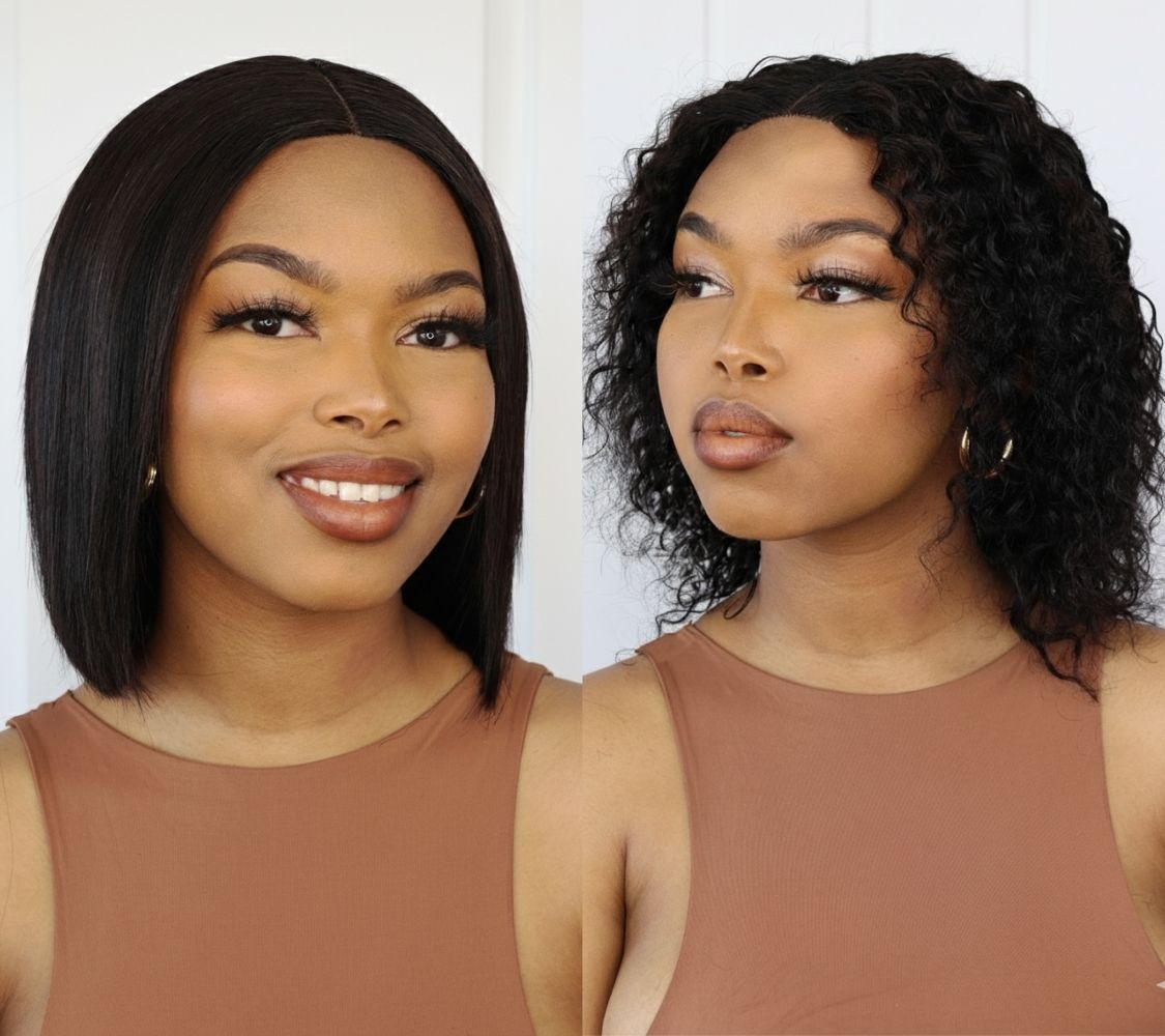 Brazilian Middle Part 8inch Combo