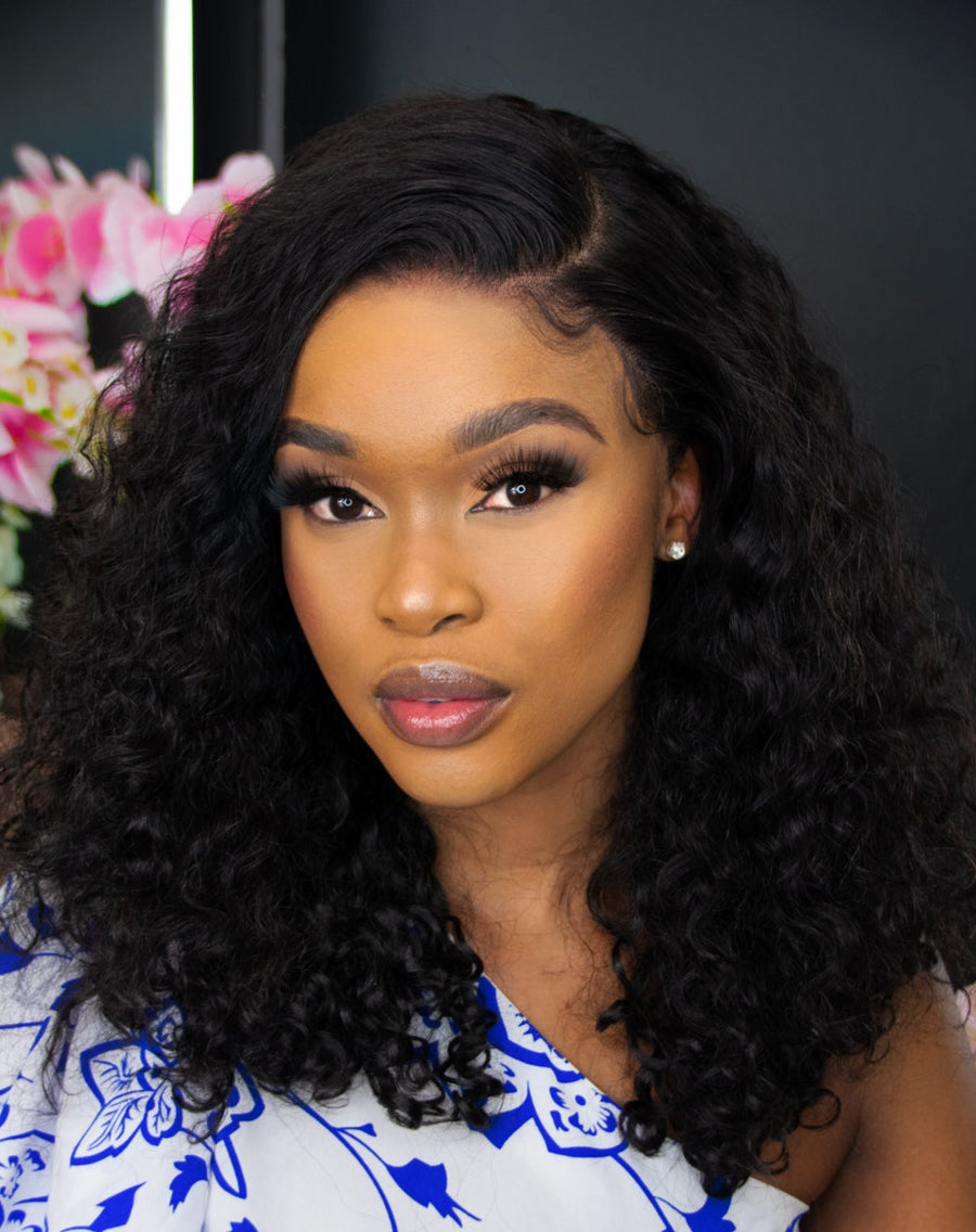 Brazilian Lace Frontal Wig - Water Curl - 14"