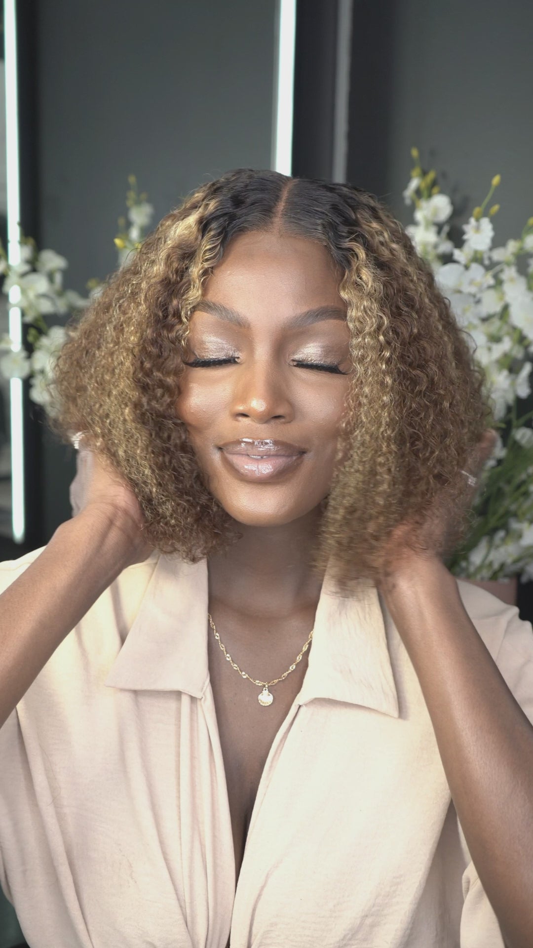 Peruvian HD 2x6 Lace Wig - Water Wave - Balayage - 10"