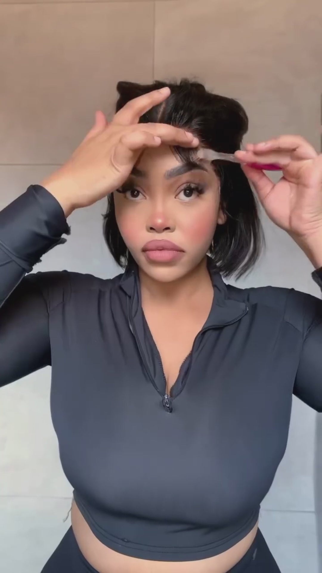 Brazilian Lace Front Wig - Straight - 8"