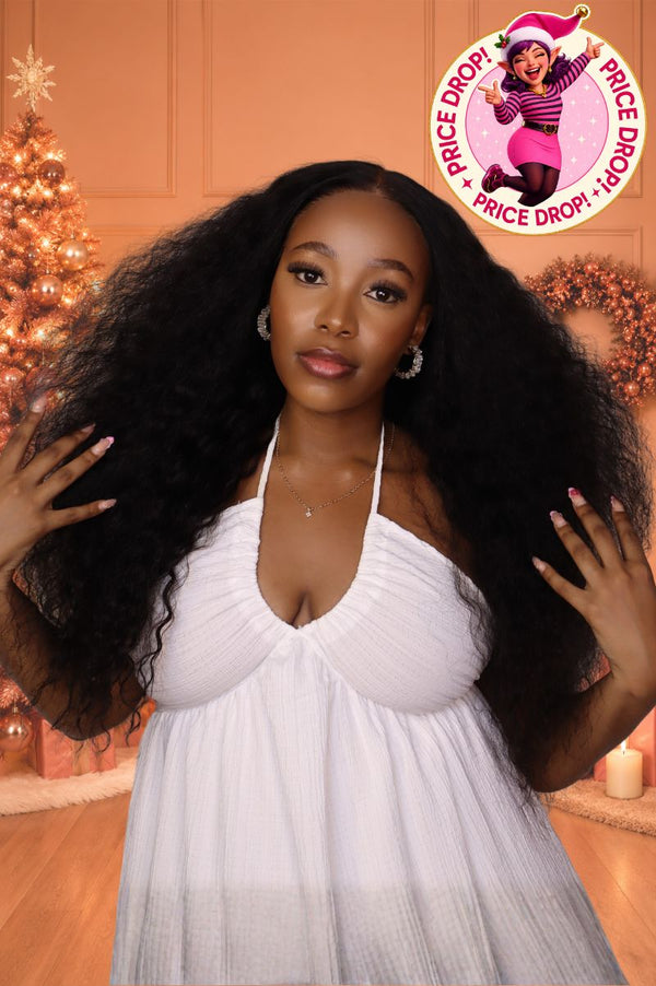 Peruvian 9x6 Pre Cut Pre Bleached Water Wave Lace Wig