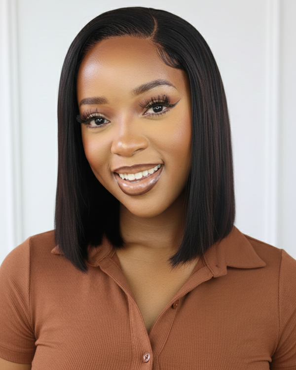 Brazilian BLUSH 10A Bob Lace Wig - 12"