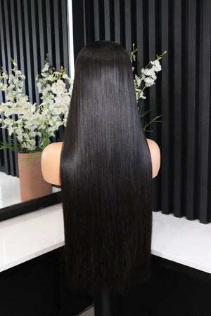 Vietnamese 4x4 SDD Lace Wig Straight Col 1B 26 Inch