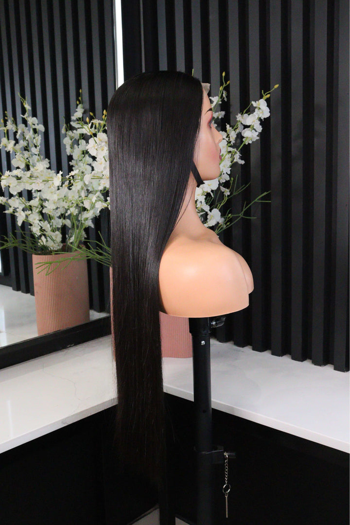 Vietnamese 4x4 SDD Lace Wig Straight Col 1B 26 Inch