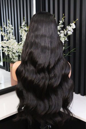 Vietnamese 4x4 SDD Lace Wig Straight Col 1B 26 Inch