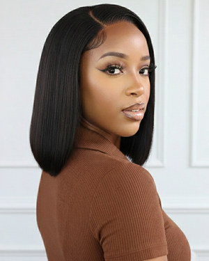 Brazilian BLUSH 10A Bob Lace Wig - 12"