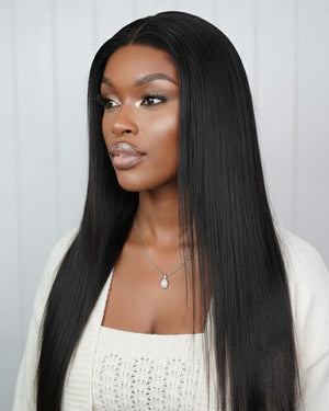 Brazilian 4x4 Lace Wig Straight 16 Inch and Brazilian 4x4 Lace Wig 8 Inch