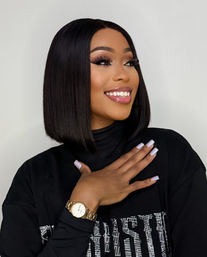 2x6 Pre Cut Double Drawn Vietnamese Lace Wig Straight