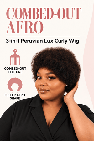 3-in-1 Peruvian Lux Curly Wig