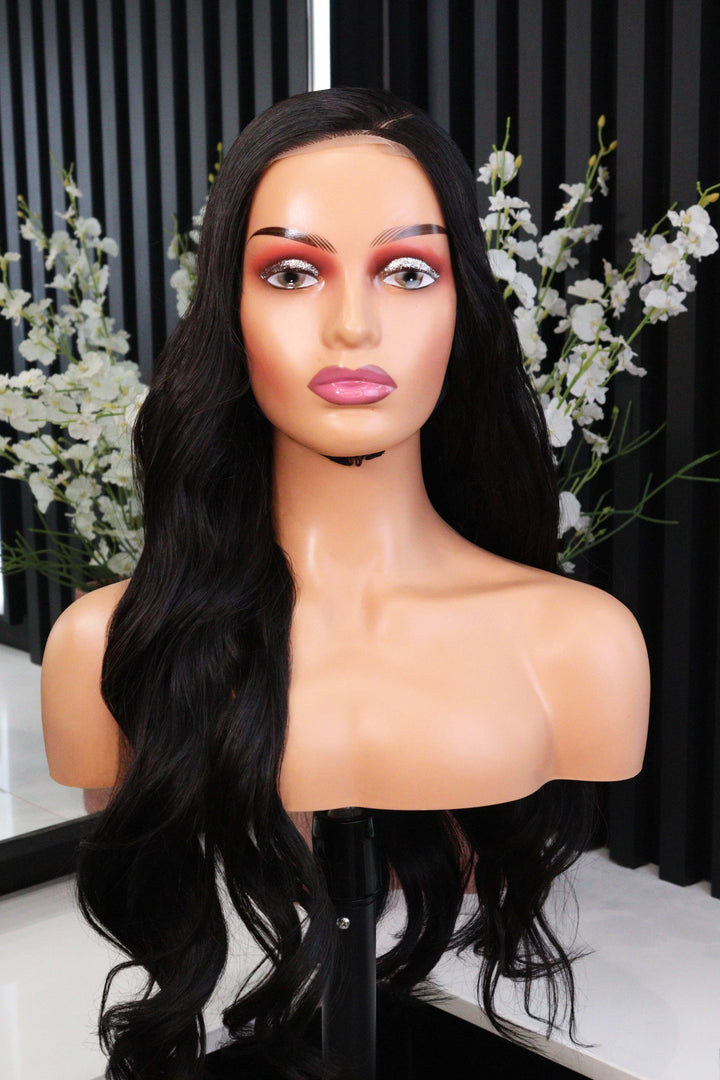 Vietnamese 4x4 SDD Lace Wig Straight Col 1B 26 Inch
