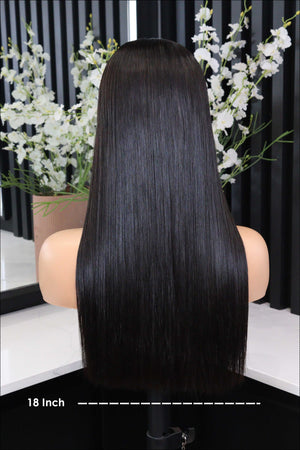 Vietnamese 4x4 SDD Lace Wig Straight Col 1B 18 Inch