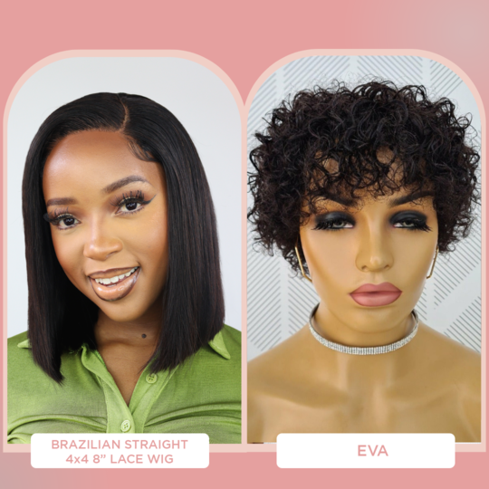 Any 2 Brazilian Wigs for R1999