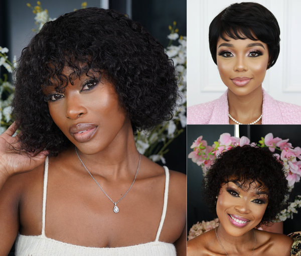 Brazilian Zoe Water Wave Fringe & Brazilian Pixie & Eva