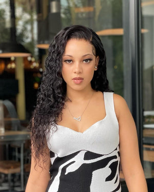 Brazilian Water Wave Lace Front Wig - 18"