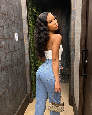 Brazilian Water Wave Lace Front Wig - 18"