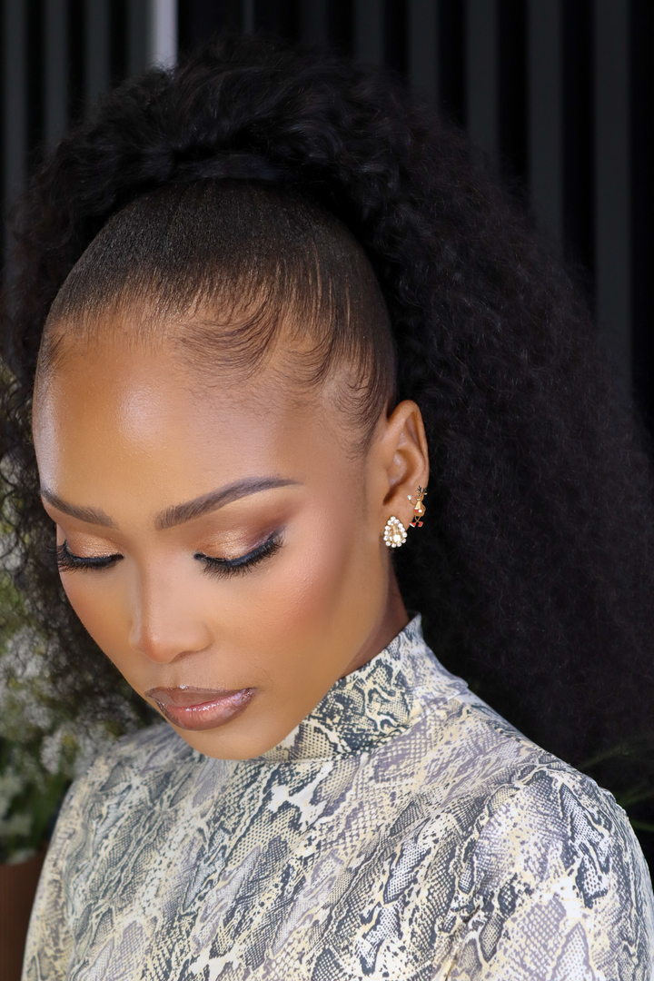 Brazilian Draw String Ponytail Jerry Curl