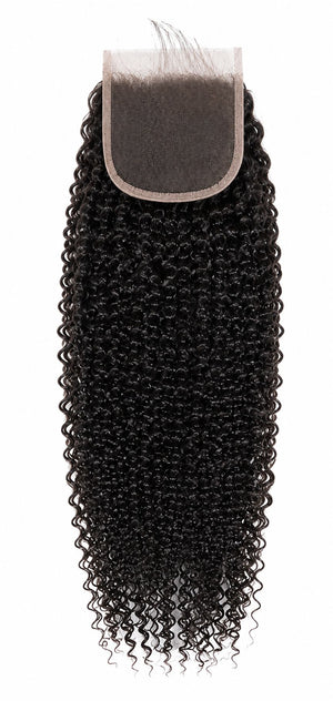 BRAZILIAN 10A 4x4 Closure Kinky Curl