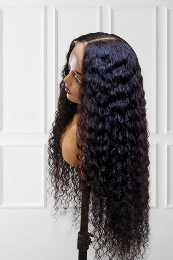 Peruvian HD 5x5 Lace Wig Water Wave 40 Inch