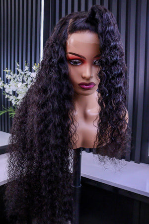 Peruvian HD 5x5 Lace Wig Water Wave 40 Inch