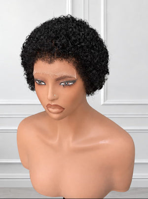 Peruvian HD 5x5 Lace Wig Jamila Nat 8 Inch