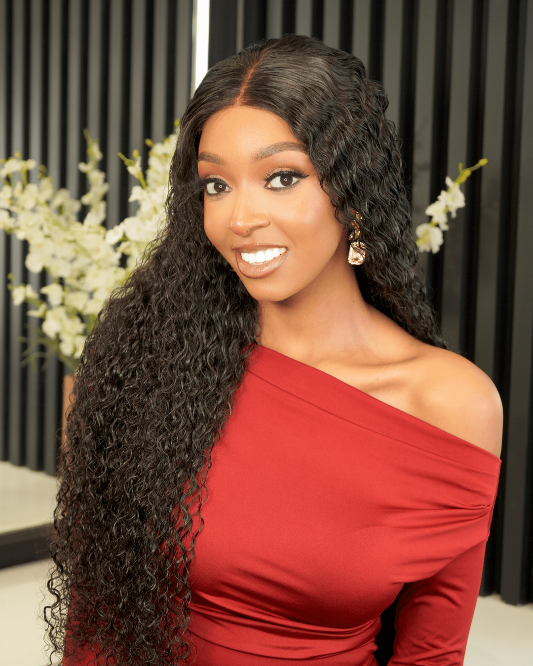 Peruvian HD 5x5 Lace Wig Water Wave 32 Inch