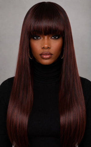 Peruvian 6x4 Pre Cut Straight Fringe Hazelnut 16 Inch