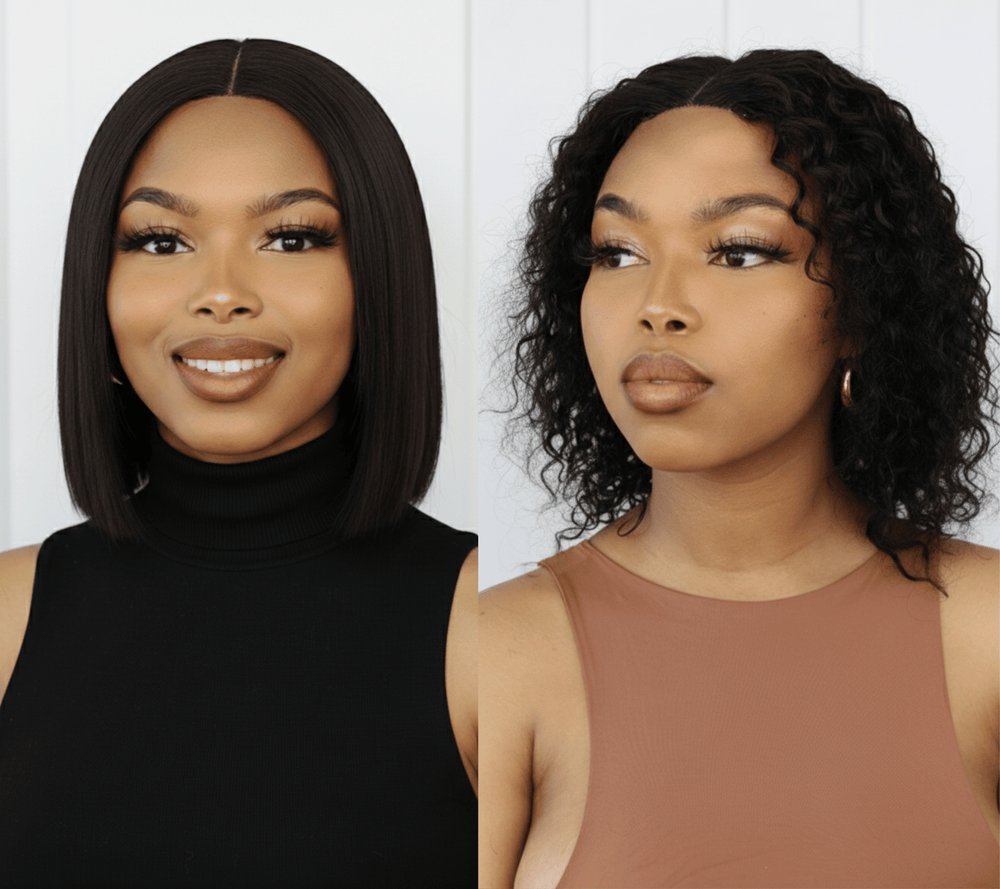 Brazilian Middle Part 8inch Combo