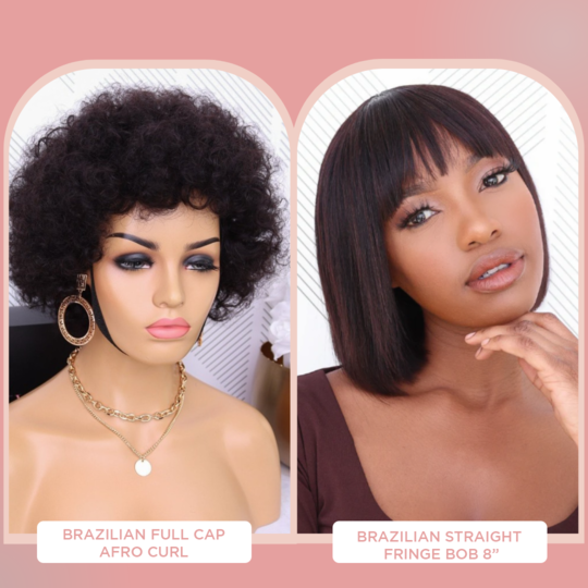 Any 2 Brazilian Wigs for R1999