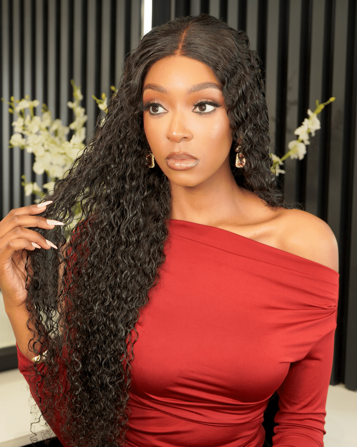 Peruvian HD 5x5 Lace Wig Water Wave 32 Inch