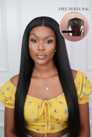 BF Special - Brazilian 4x4 Straight Wig plus Free Lux Travel Bag