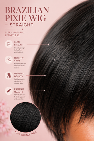 Brazilian Pixie Wig - Straight