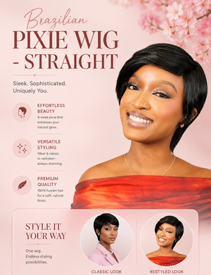 Brazilian Pixie Wig - Straight