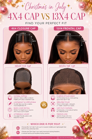 Christmas in July Special | Glueless Ready to Wear Water Wave Wig