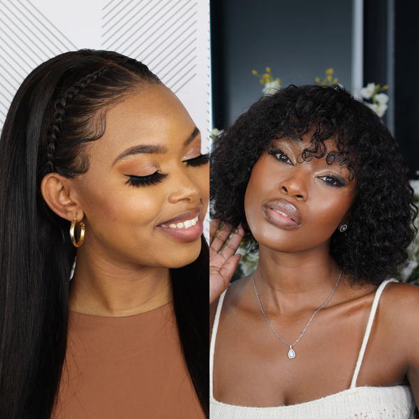 HC COMBO 3 - Brazilian Lace Front Wig 16" & Zoe Water Wave Fringe