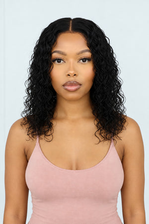 2 for 1 Brazilian Wig Combo | Straight 16″ Lace Front + Water Wave 12″ 4×4