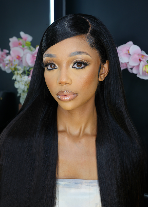Double Drawn Peruvian Lace Front wig - Kimmie - 18"
