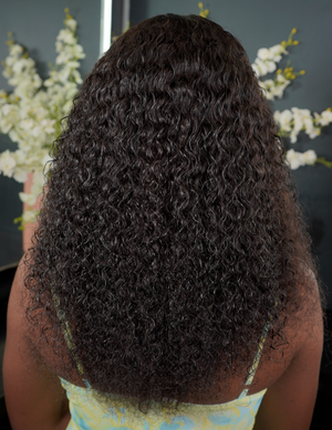 Peruvian 5x5 Lace Wig Water Wave Nat 18 inch