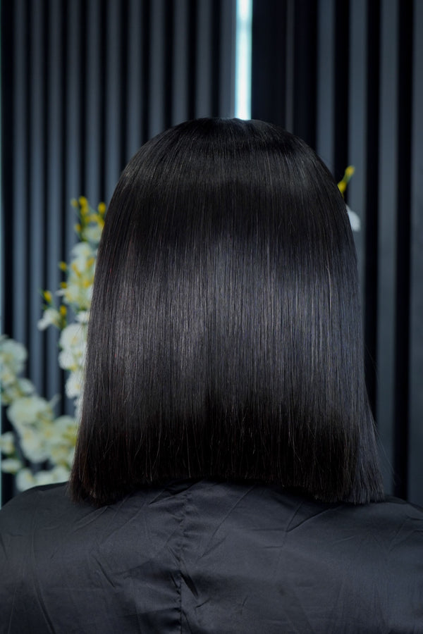 LAGOS Hairline Peruvian 5x5 Wig Straight bob 8 Inch