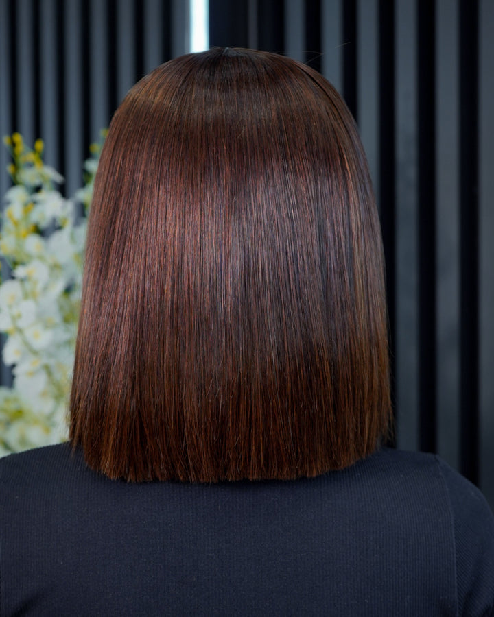 LAGOS Hairline Peruvian 5x5 Wig Straight Col 4 8 Inch