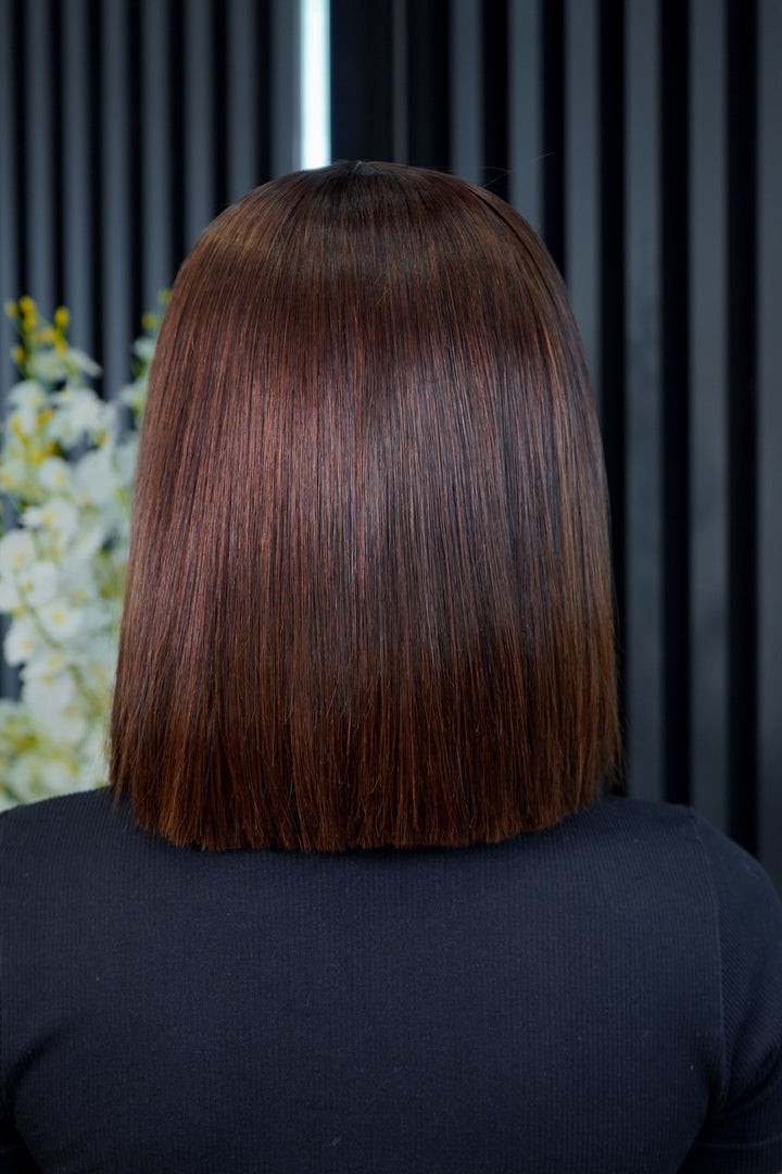 LAGOS Hairline Peruvian 5x5 Wig Straight Col 4 8 Inch