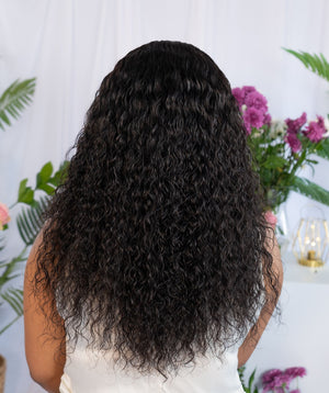 Peruvian  9x6 Pre Bleached Water Wave Lace Wig