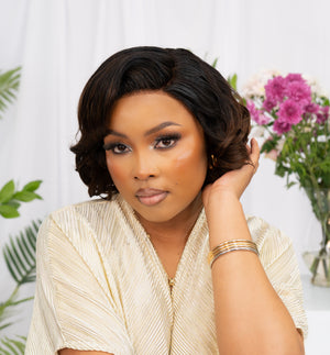 Brazilian 5x5 Lace Wig Fumi Curl 8 Inch OT1B4