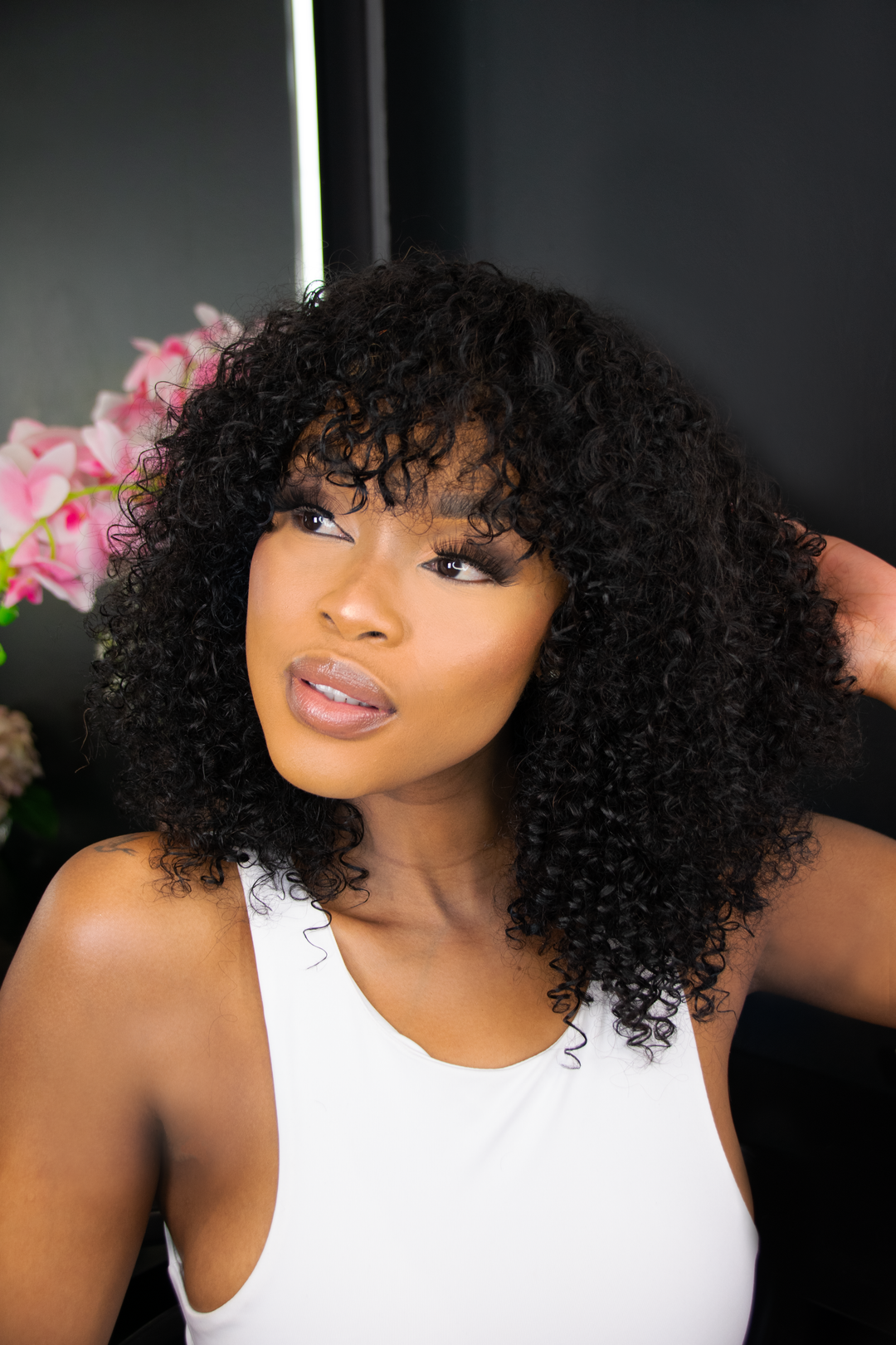 Peruvian Afro Fringe  - 1B- 16"