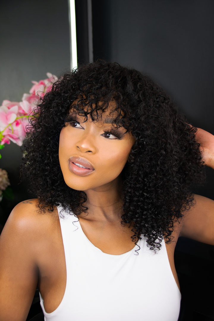 Peruvian Afro Fringe  - 1B- 16"