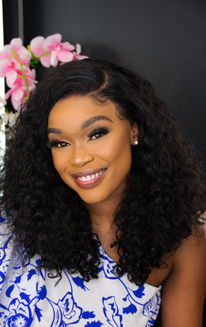 Brazilian 4x4 Lace Wig - Water Curl - 14"